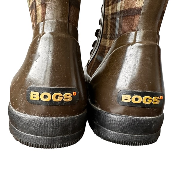 BOGS Sidney Lace Wellie Plaid Women’s Boots - Picture 8 of 16